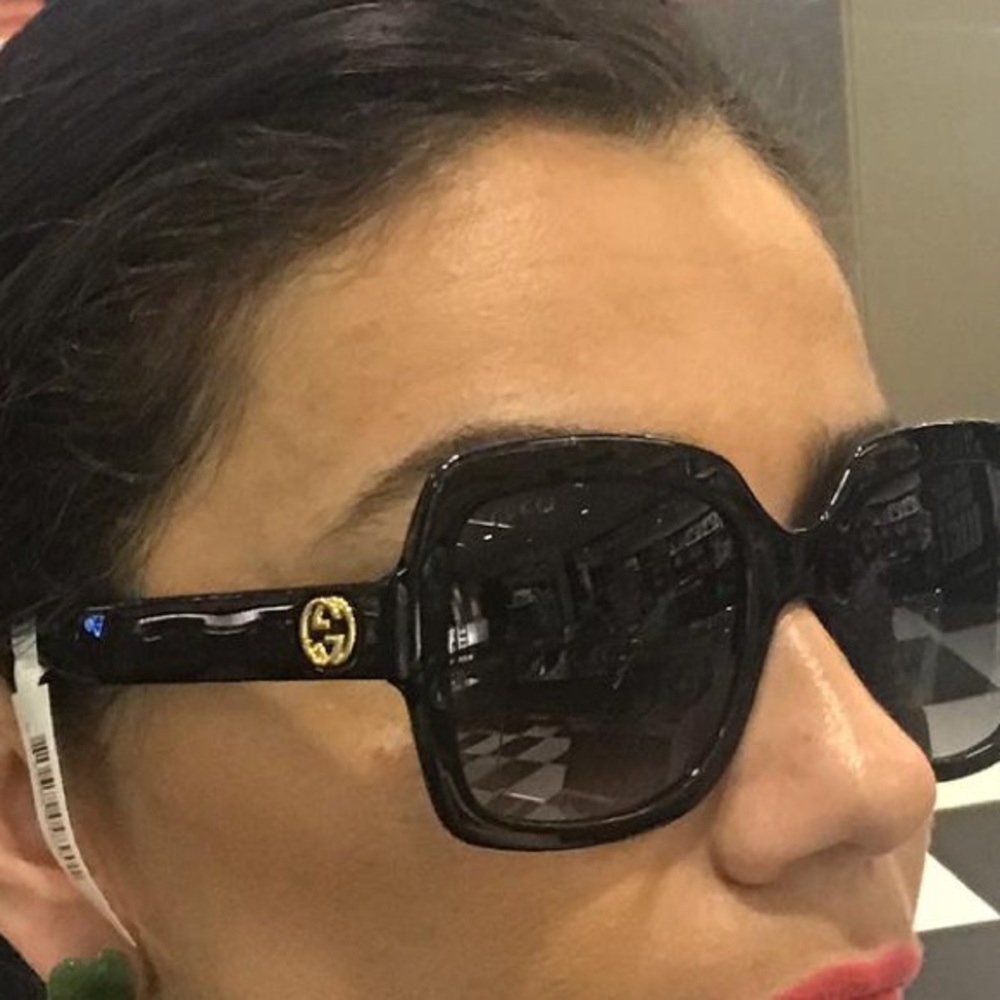 NEW! 🤩GUCCI OVERSIZED SQUARE SUNGLASSES 54mm - Picture 8 of 8